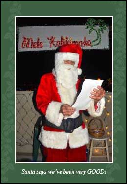Santa at Kokee